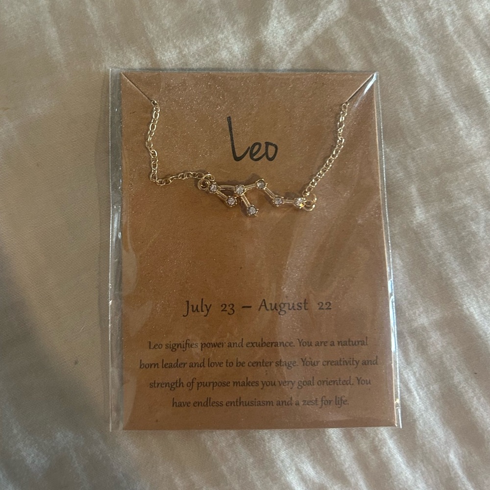 Leo constellation necklace